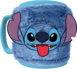 Stitch Tasse mit abnehmbarem Plüschüberzug 440 ml