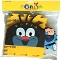 Kinder-Wachstumsmesser Maulwurf – gelb, Schaumstoff, 5 Teile