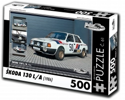 Retro-Auto-Puzzle Škoda 130 L 1986 500 Teile