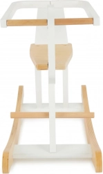 Holzpferd-Schaukel Bieco mit Sicherheitsrahmen