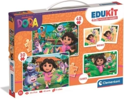 Clementoni Edukit 4 in 1 Dora the Explorer