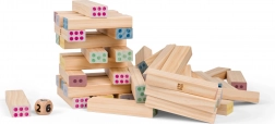 Riesiger Zahlenturm – Holz-Balancespiel für Kinder und Erwachsene