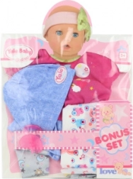 Kleidung für 45-cm-Puppe mit Windel