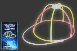 Leuchtende Kappe mit Stäbchen