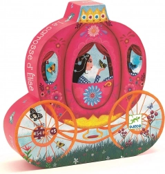 DJECO Puzzle Elisa in der Kutsche 54 Teile