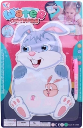 Wassermalen mit Hasenmotiv