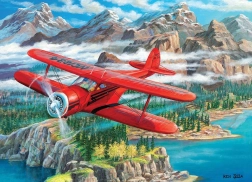 Puzzle COBBLE HILL Flugzeug Beechcraft Staggerwing 500 Teile