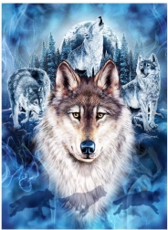 Puzzle Wolfsrudel 1000 Teile