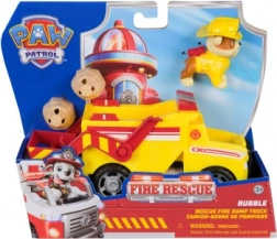 PAW Patrol Feuerwehrfahrzeug Rubble – Action-Kipper für Kinder