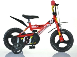 Dino Bikes Kinderfahrrad 12" für die Kleinsten, rot