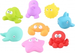 Bade-Tierchen – Set 4 Stück, 8 cm, 2 Varianten