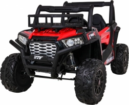 Kinder Elektro-Buggy UTV 24 V mit Fernsteuerung, EVA-Rädern und LED-Beleuchtung – rot
