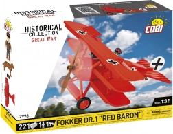 Bausatz Flugzeug Fokker DR.1 Red Baron – 221 Teile