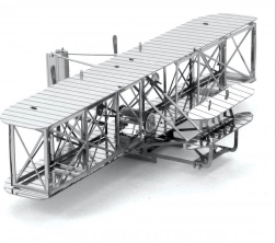 3D-Puzzle Wright-Flugzeug von Metal Earth