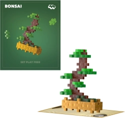 Plus-Plus Blumen Grüne Bonsai Bauset