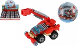 Einsatzfahrzeug Feuerwehr-Bausatz in Plastikkugel