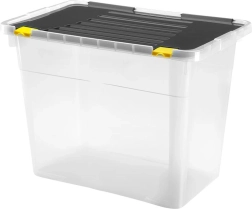 Kunststoff-Aufbewahrungsbox mit Klappdeckel HEIDRUN One 100 l