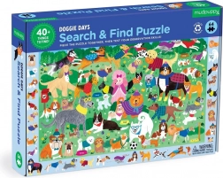 Mudpuppy Puzzle Legen und Suchen: Hundetag, 64 Teile