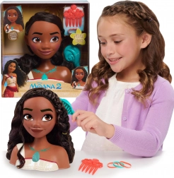 Friseurkopf DISNEY PRINCESS MOANA – Styling-Puppe mit Zubehör