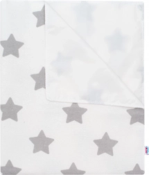 Wasserundurchlässige Flanellauflage NEW BABY Sterne