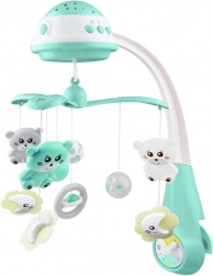Baby-Mobile mit Lichtprojektor Baby Mix mintgrün für das Kinderbett