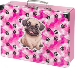 Baagl faltbarer Schulranzen Pfoten mit Metallbeschlägen