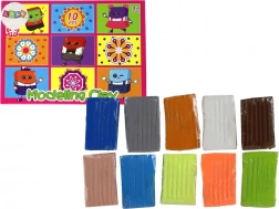 Kunstset Plastilin Modelliermasse 10 Farben