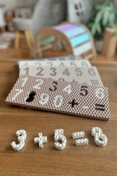 Ziffern in der Tafel