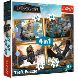 Puzzle Drachentage - 4 in 1