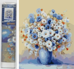 Diamantmalerei Wiesenstrauß 30 × 40 cm