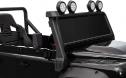 Elektrisches Kinderauto LAND ROVER Defender 110 SVX Concept – schwarz