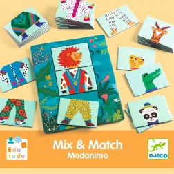 DJECO Brettspiel Mix & Match Modanimo