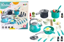 Little Chef’s Lebensmittel-Set mit Töpfen und Pfannen, 33-tlg.