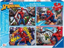 Puzzle 4×100 Teile SPIDER-MAN Bumper Pack