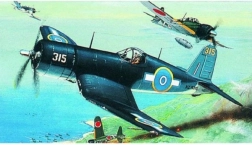 Plastikmodellflugzeug F4U-1 Corsair zum Zusammenbauen