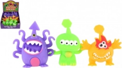 Antistress-Quetsch-Außerirdischer – schleimige Spielzeugfigur 8–9 cm, 3 Farben