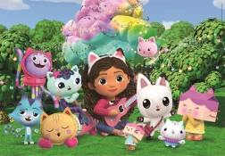 Puzzle Gabys magisches Haus: Im Garten MAXI 24 Teile