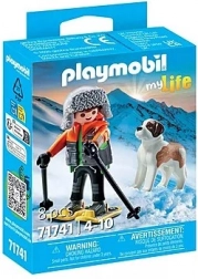 Playmobil My Life Skitourengeher mit Bernhardiner