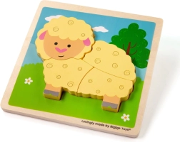 Einlegepuzzle Schaf von Bigjigs Toys