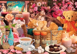 Trefl Puzzle Premium Plus Tea Time alles Schöne 1000 Teile