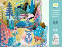 3D-Malbuch Auf der Spitze der Welt