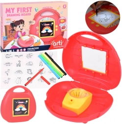 Zeichenprojektor 3in1 mit Koffer und Diapositiven