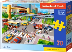 Castorland Puzzle Belebte Kreuzung 70 Teile