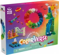 Plus-Plus Lerne zu bauen Regenbogen Super Set
