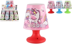 Kinder-Mini-Tischlampe mit Einhorn, batteriebetrieben, 8 × 11 cm, 3 Farben