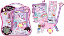 Stilvolles Tagebuch, das im Dunkeln leuchtet