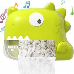 WOOPIE Dinosaurier-Schaumgenerator für die Badewanne – grün