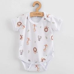 Baby-Body mit kurzen Ärmeln New Baby For Babies Safari