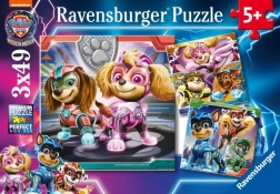Paw Patrol im Kinofilm Puzzle 3x49 Teile