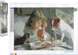 Diamantmalerei Erwartung 30 × 40 cm